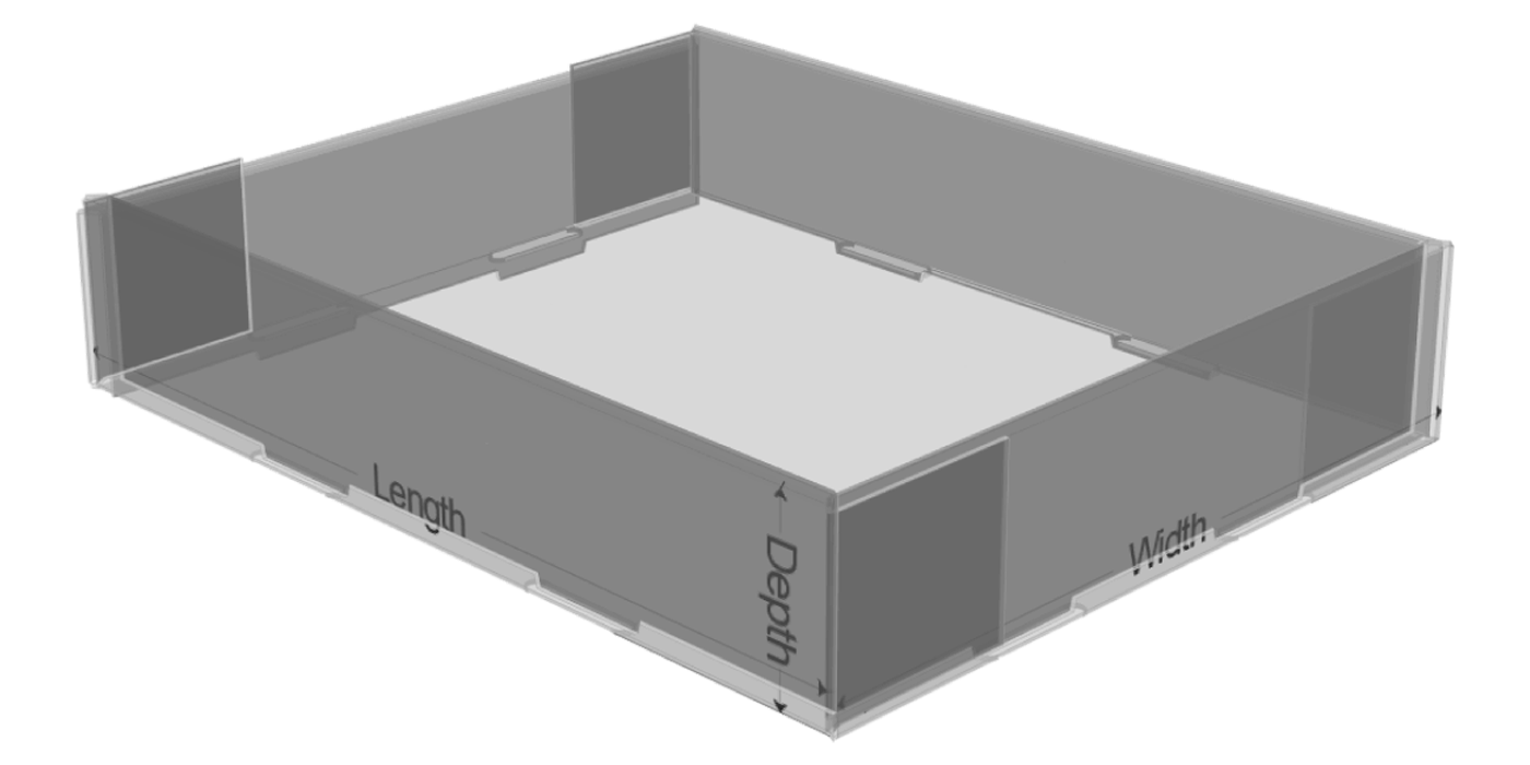 D029_Rolled4Sides Tray 2x2Slots
